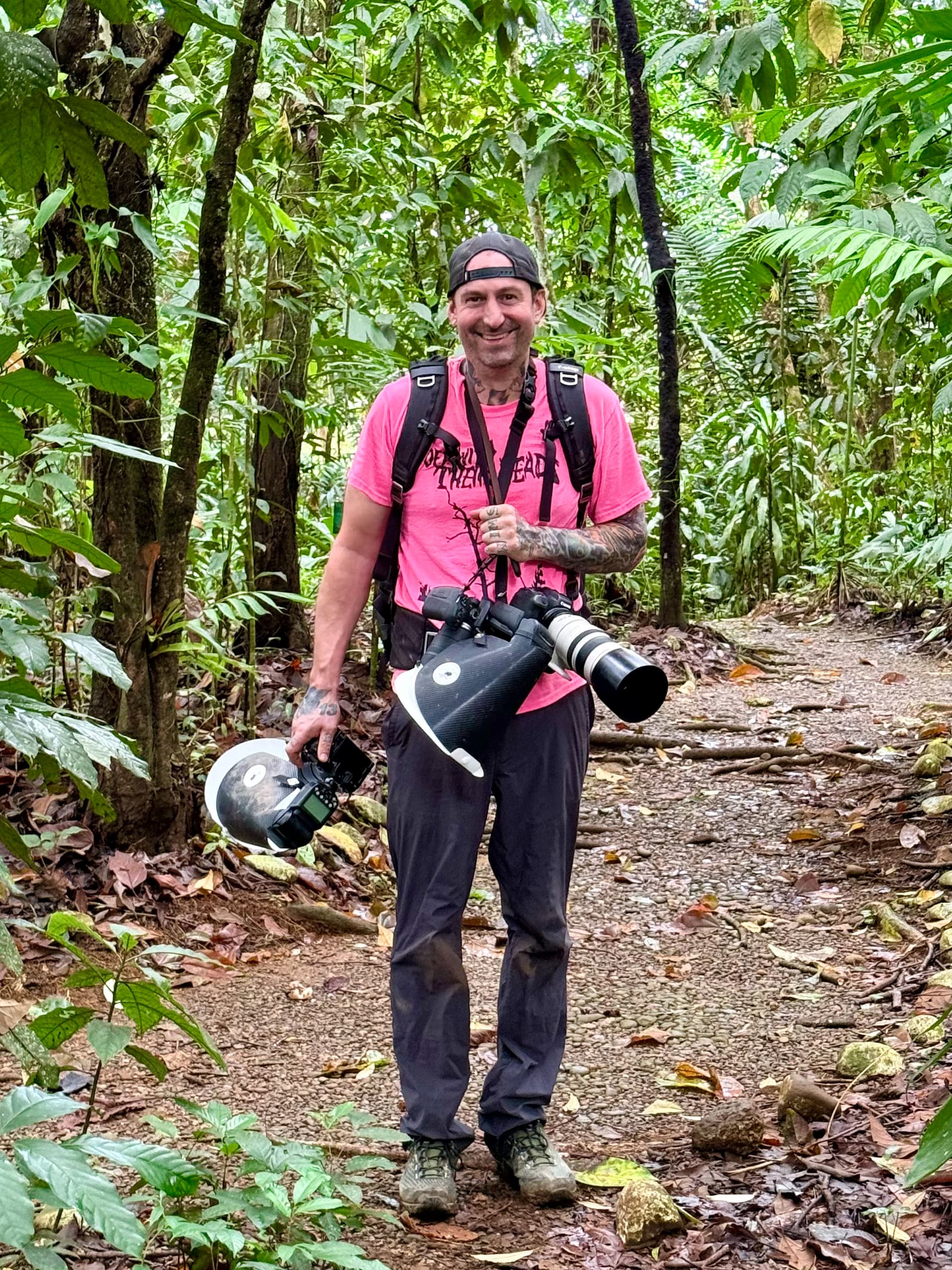 Jermiah Winden, ready for macro and nature photography.
