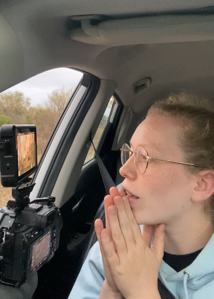 Filming Hyenas in South Africa