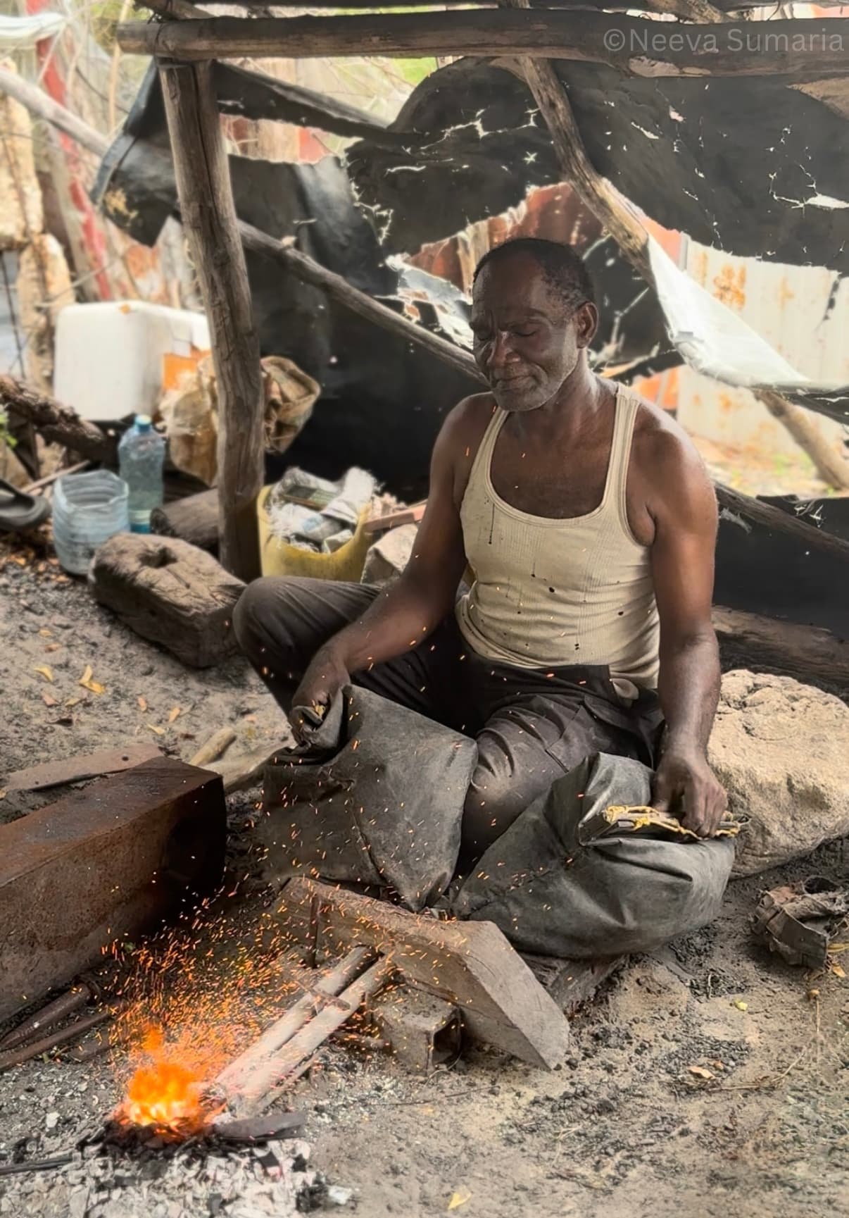 Omari Shali: The only blacksmith in Lamu, making carving tools for the craftsmen
